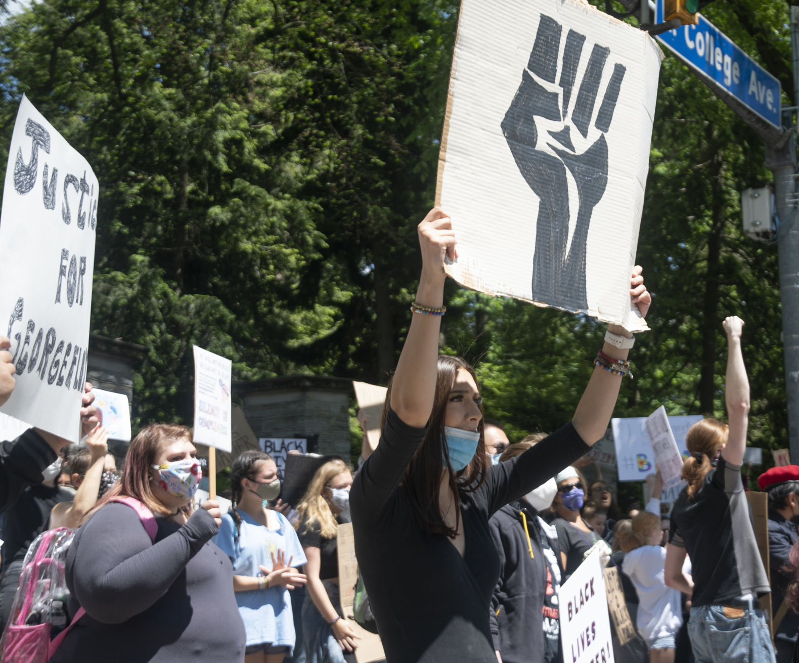 BLM protest, Lilyana Hasan